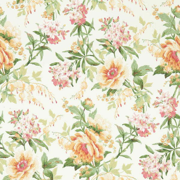 Olivia Botanical Green/Orange | Sanderson