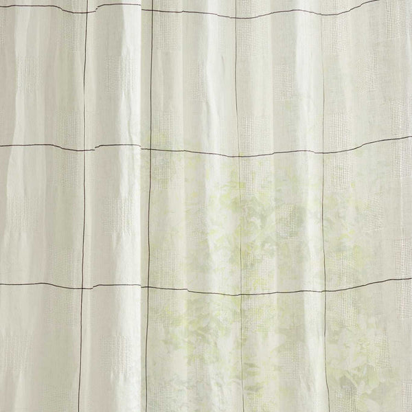 Oceana Check Seaspray White | Sanderson