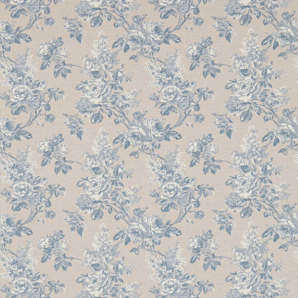 Sorilla Damask Delft/Linen | Sanderson