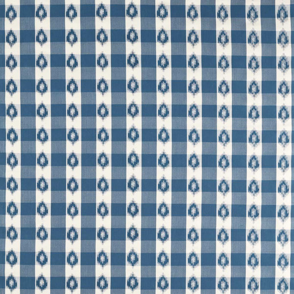 Odisha Check Indigo/Madder | Sanderson