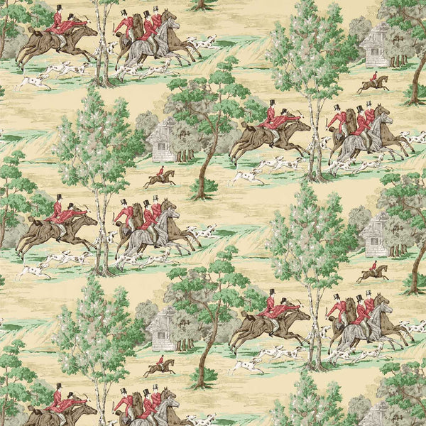 Tally Ho Evergreen/Crimson | Sanderson