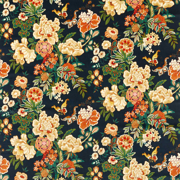 Emperor Peony Midnight/Apricot | Sanderson