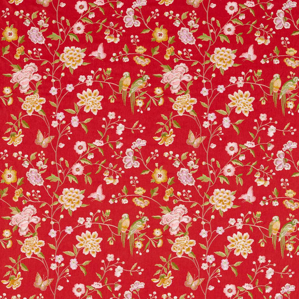Chinoiserie Hall Cinnabar Red | Sanderson