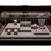 Jewelry display case in DWCC-100000-Per Yard Wallcovering with Backing