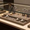 Jewelry display case in DWCC-103400-Per Yard Wallcovering with Backing