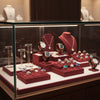 Jewelry display case in DWCC-104000-Per Yard Wallcovering with Backing