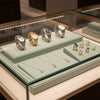 Jewelry display case in DWCC-105200-Per Yard Wallcovering with Backing