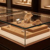 Jewelry display case in DWCC-106200-Per Yard Wallcovering with Backing