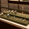Jewelry display case in DWCC-107200-Per Yard Wallcovering with Backing