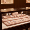 Jewelry display case in DWCC-108200-Per Yard Wallcovering with Backing