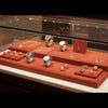 Jewelry display case in DWCC-111200-Per Yard Wallcovering with Backing