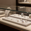 Jewelry display case in DWCC-112040-Per Yard Wallcovering with Backing