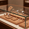 Jewelry display case in DWCC-112130-Per Yard Wallcovering with Backing