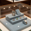Jewelry display case in DWCC-112170-Per Yard Wallcovering with Backing
