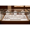 Jewelry display case in DWCC-112220-Per Yard Wallcovering with Backing