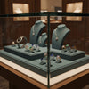 Jewelry display case in DWCC-112290-Per Yard Wallcovering with Backing