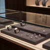 Jewelry display case in DWCC-112320-Per Yard Wallcovering with Backing