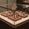 Jewelry display case in DWCC-112340-Per Yard Wallcovering with Backing