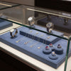 Jewelry display case in DWCC-113000-Per Yard Wallcovering with Backing