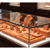 Jewelry display case in DWCC-90600-Per Yard Wallcovering with Backing