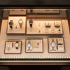 Jewelry display case in DWCC-91400-Per Yard Wallcovering with Backing