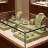 Jewelry display case in DWCC-94200-Per Yard Wallcovering with Backing