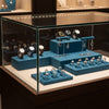 Jewelry display case in DWCC-94600-Per Yard Wallcovering with Backing
