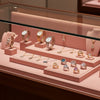 Jewelry display case in DWCC-97200-Per Yard Wallcovering with Backing
