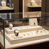 Jewelry display case in DWCC-97400-Per Yard Wallcovering with Backing