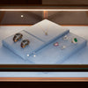 Jewelry display case in DWCC-97800-Per Yard Wallcovering with Backing