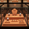 Jewelry display case in DWCC-99900-Per Yard Wallcovering with Backing