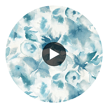 Spin swatch — Flores Cornflower First Light Denim