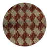Buena Vista Terracotta Circular Swatch | Architectural Fabrics