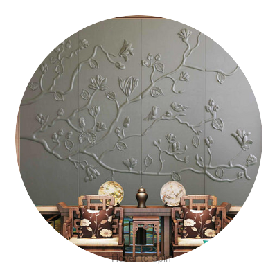 Dale City Bracing Birds Circular Swatch | Architectural Fabrics