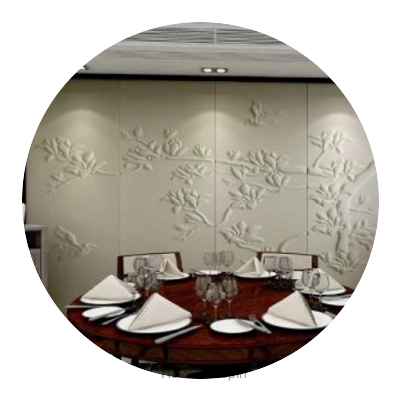 Dale City Omniscient Oak Circular Swatch | Architectural Fabrics