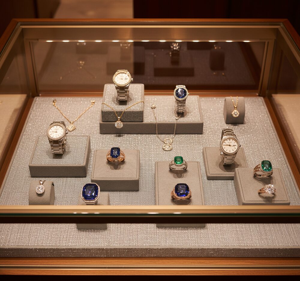 Jewelry display case in DWMJ-600024-Sample