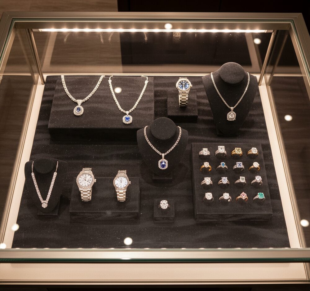 Jewelry display case in DWMJ-600040-Sample