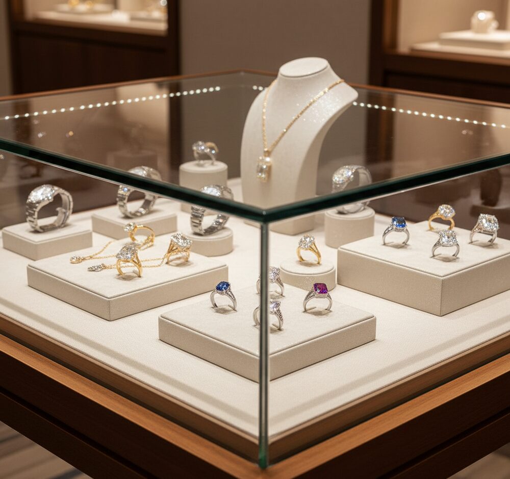 Jewelry display case in DWMJ-600104-Sample