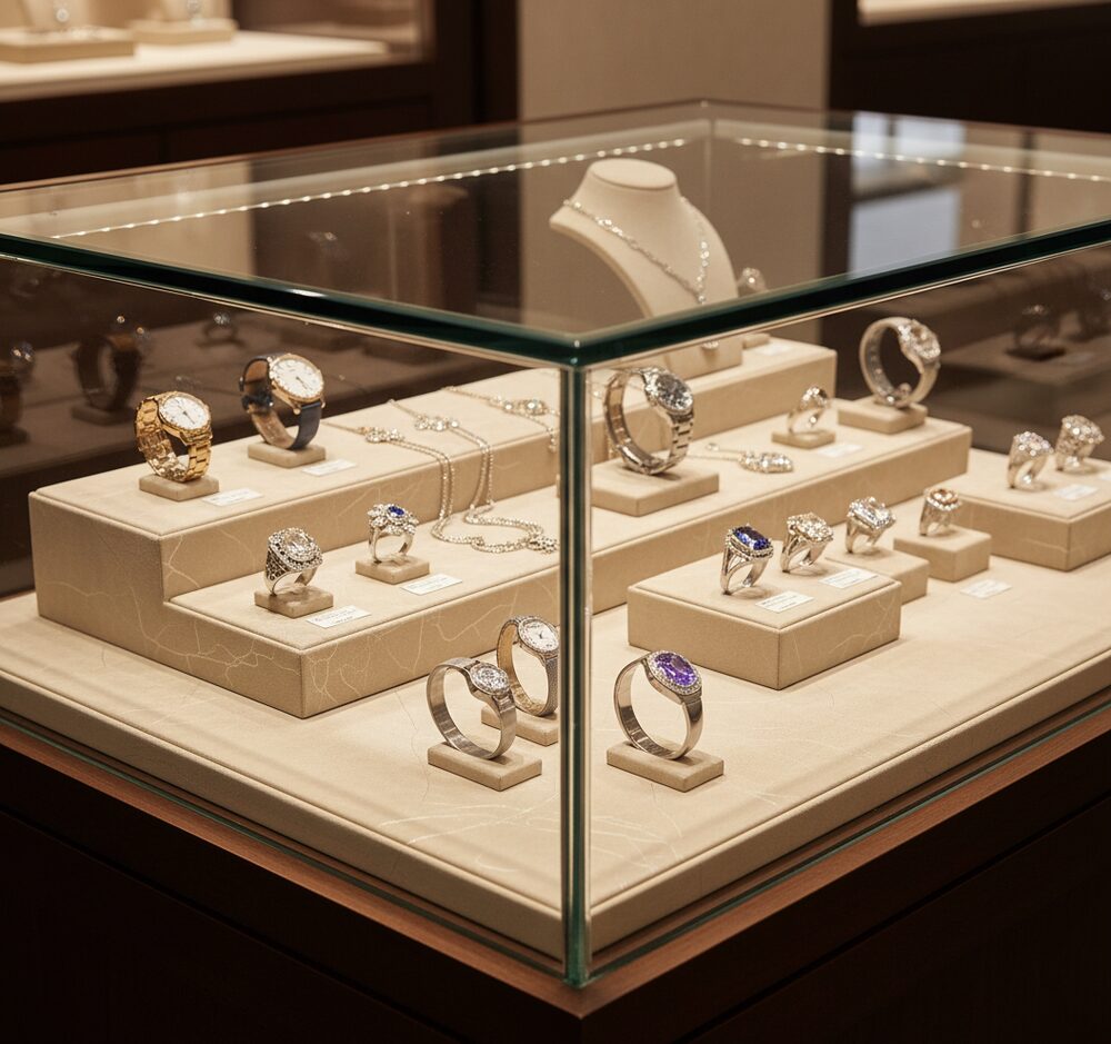 Jewelry display case in DWMJ-600110-Sample