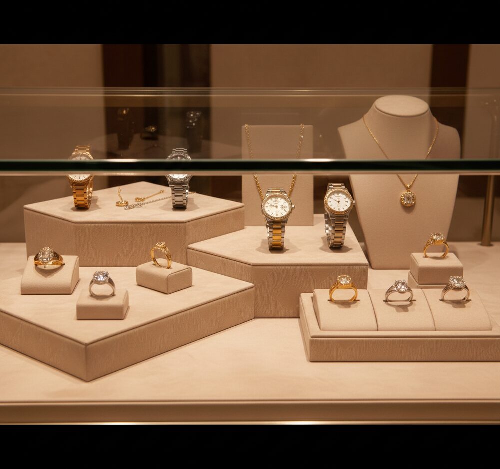 Jewelry display case in DWMJ-600125-Sample