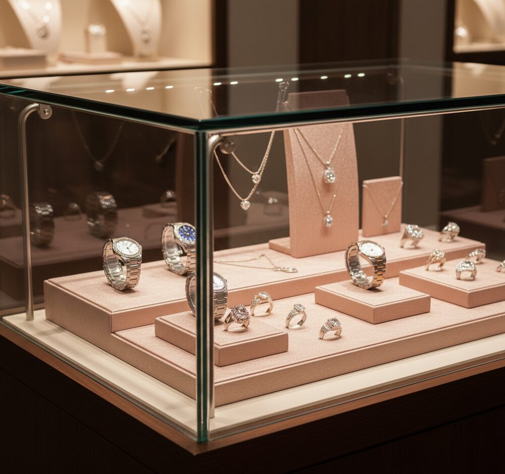 Jewelry display case in DWMJ-600128-Sample