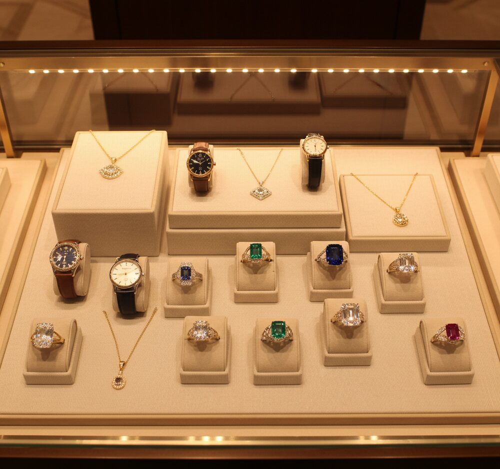 Jewelry display case in DWMJ-600129-Sample