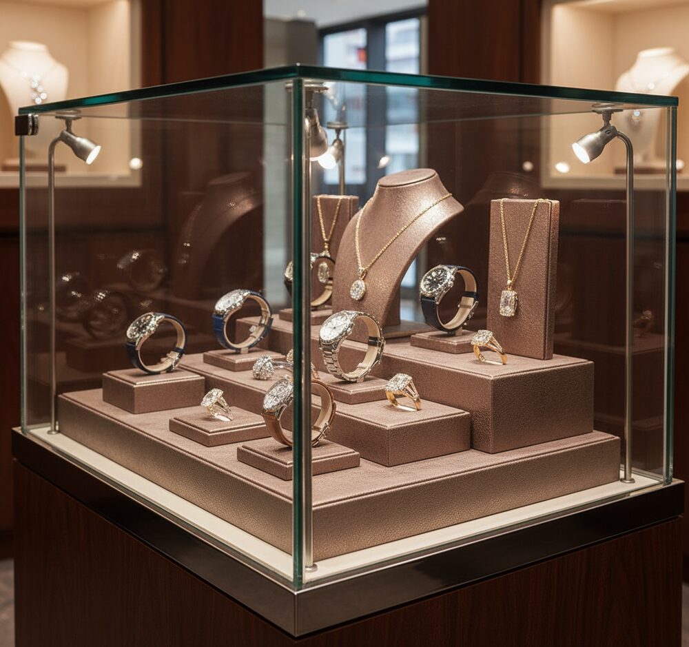 Jewelry display case in DWMJ-600138-Sample