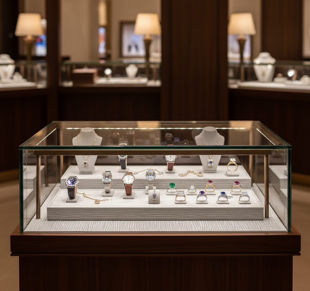 Jewelry display case in DWMJ-600140-Sample