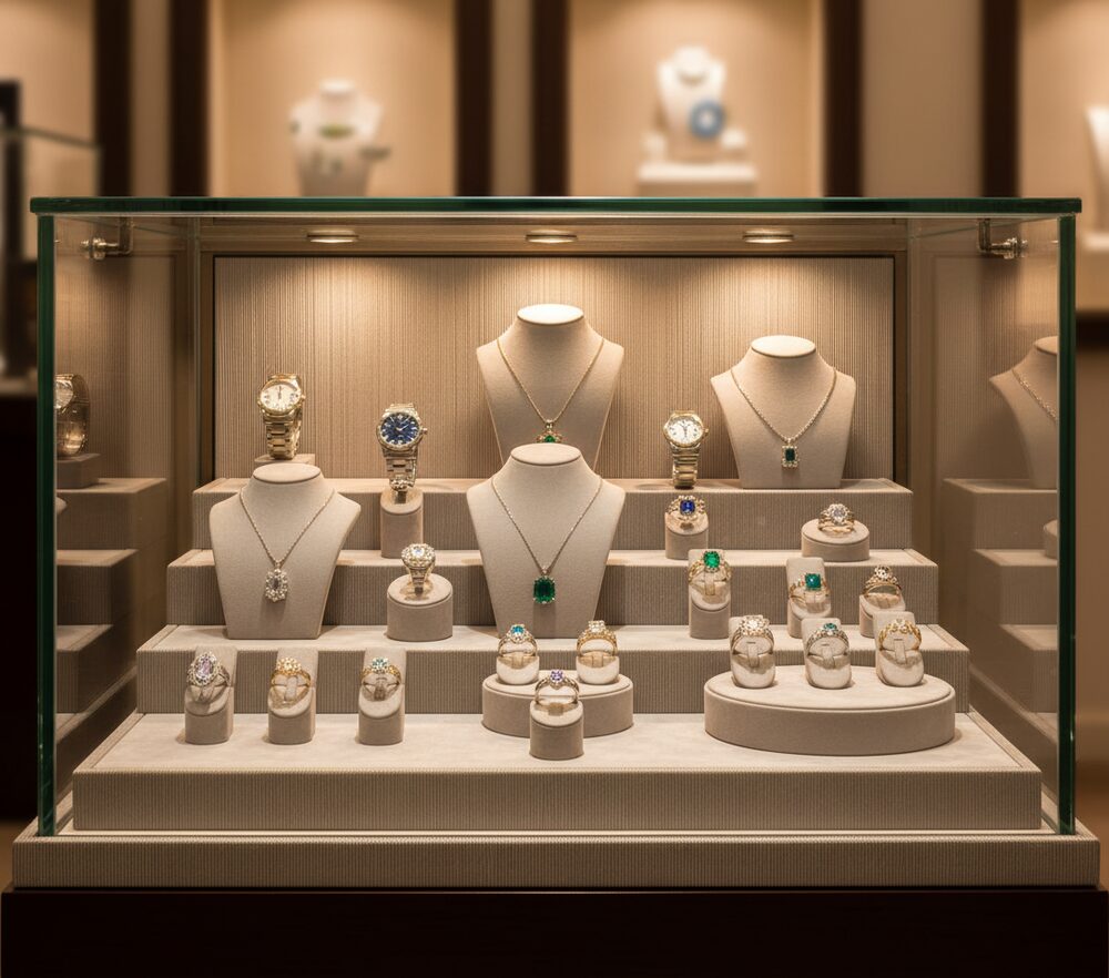 Jewelry display case in DWMJ-600145-Sample