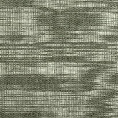 Chioggia Grey Grasscloth Wallcovering | Fentucci