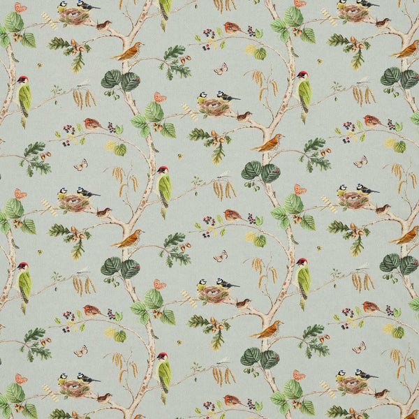 Woodland Chorus Sky Blue/Multi | Sanderson