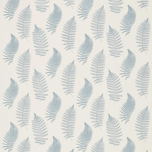 Fern Embroidery Powder Blue | Sanderson
