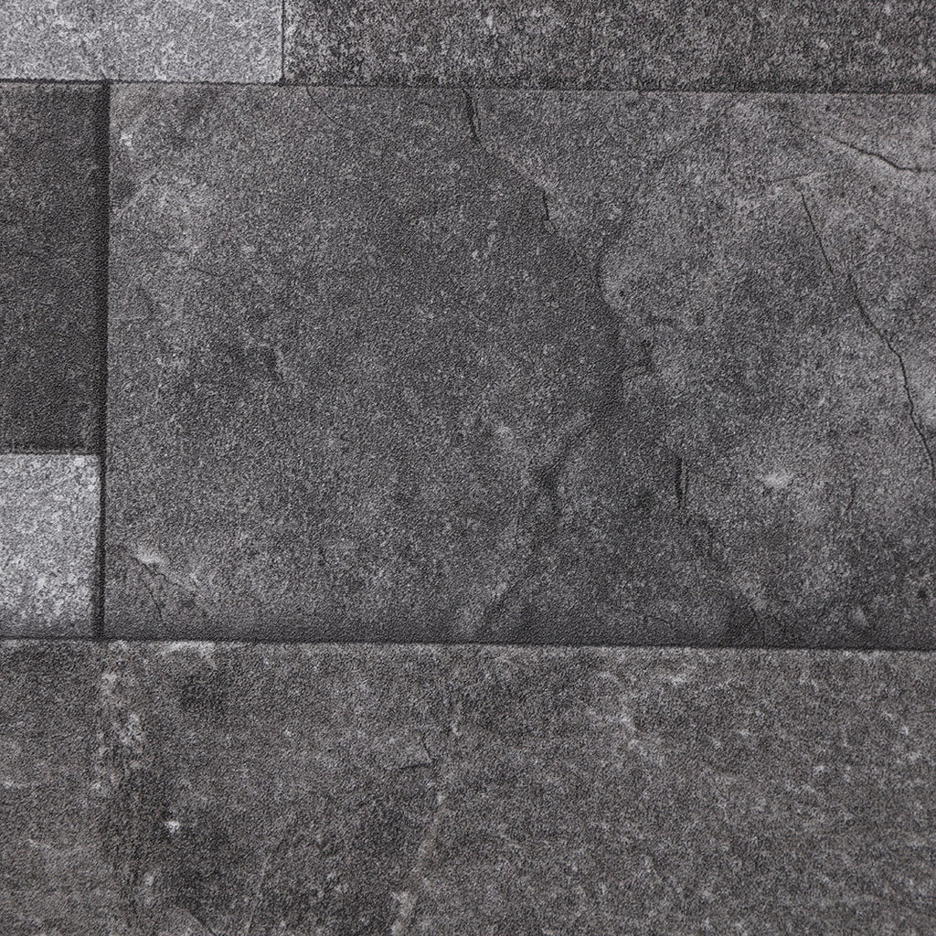 Granite Tile Black Wallcovering | Phillipe Romano