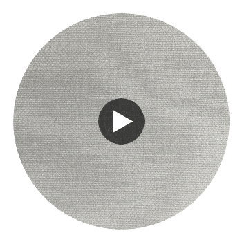 Yorktown White Fabric Circular Swatch | Architectural Fabrics